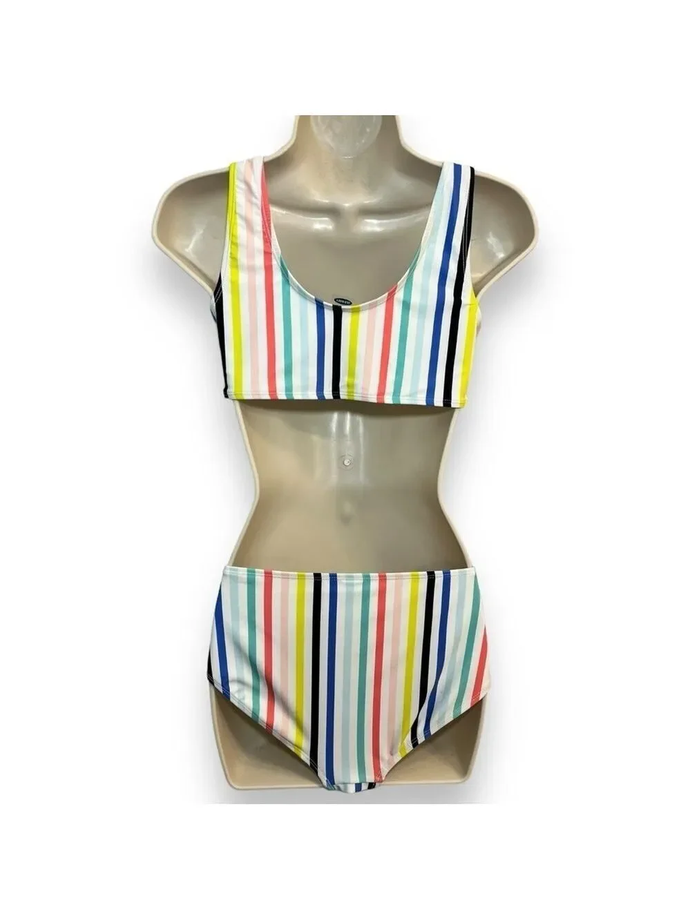 Old Navy Girl’s Tie Knot Bikini Multicolor Size XXL